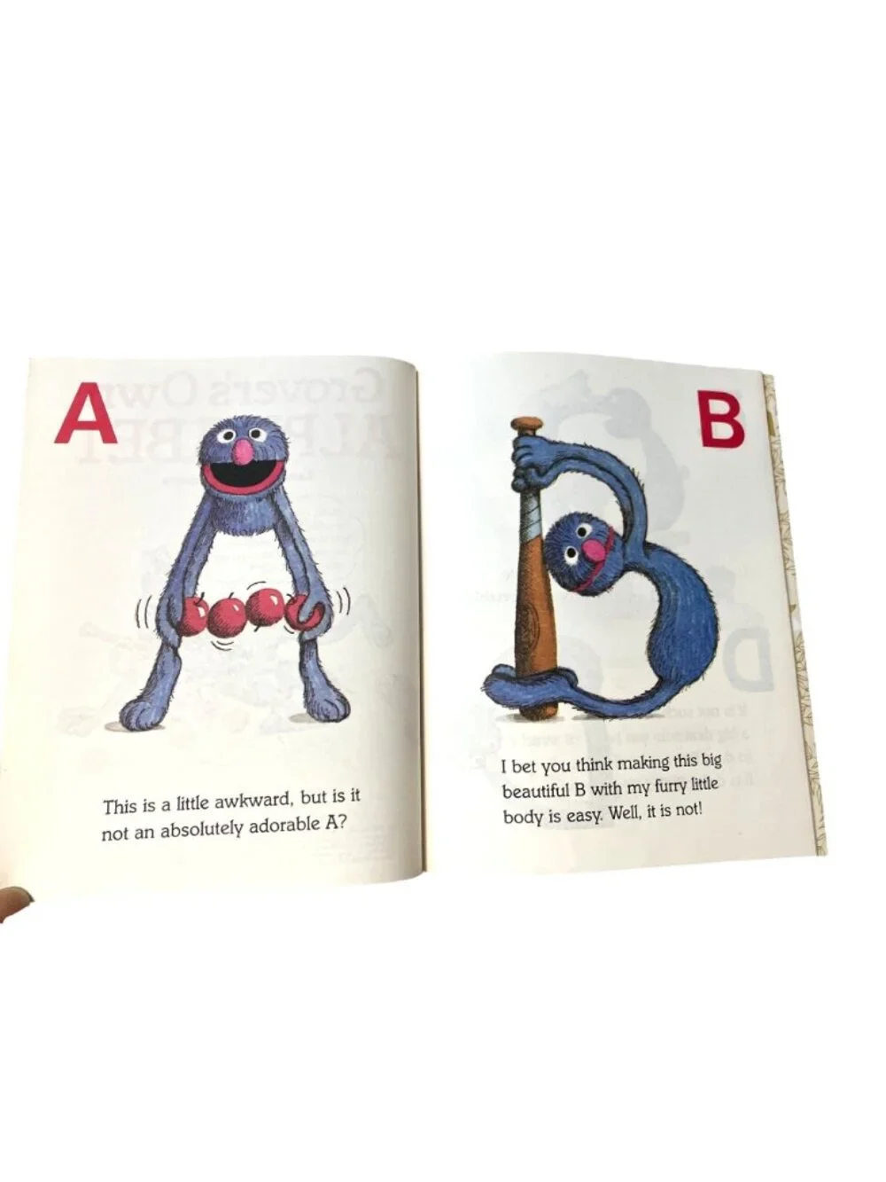 Grovers Own Alphabet 1978 Sesame Street Little Golden Book Hardcover